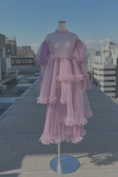 FRILLY PIXY DRESS/PINK | CEREΛL