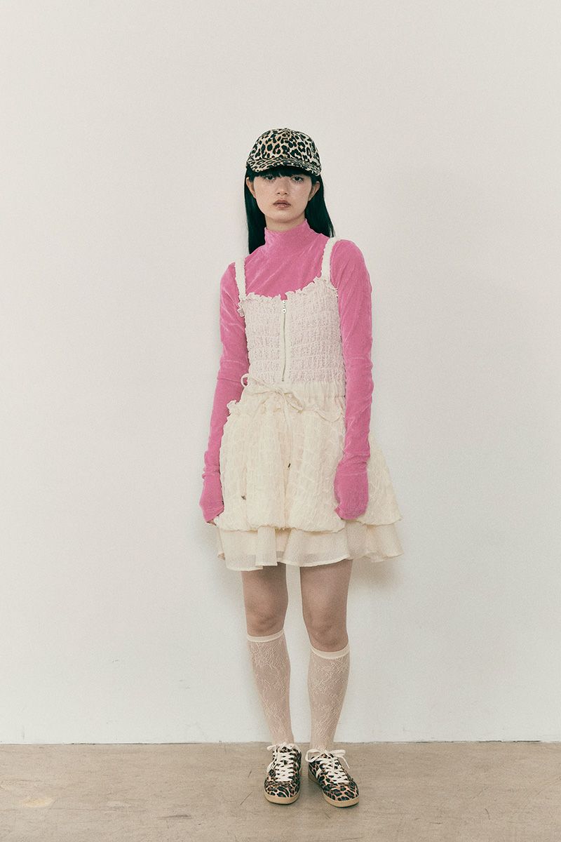 POWERFUL BOMBER CUFF DRESS Vol.2/BLUE △残り1点 | CEREΛL