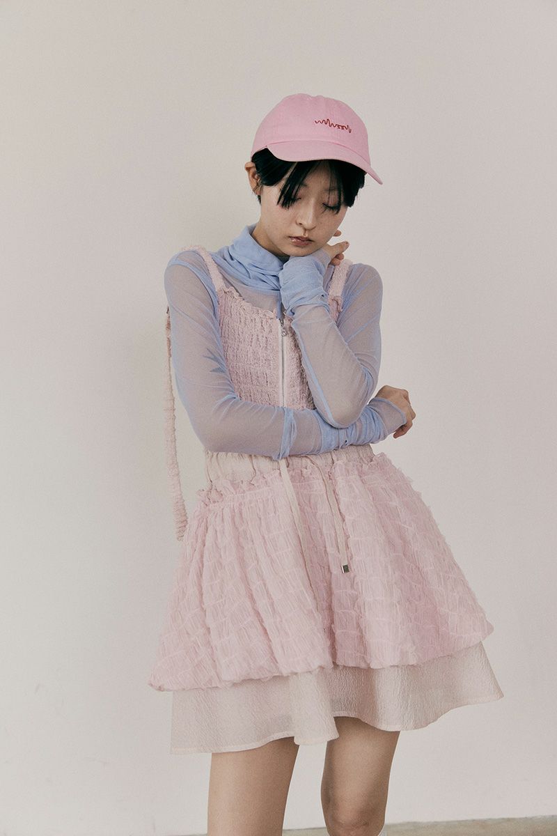 POWERFUL BOMBER CUFF DRESS Vol.2/BLUE △残り1点 | CEREΛL